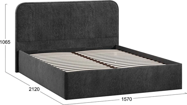Купить Полуторная кровать ТриЯ Тиффани Тип 1 c ПМ 140x200 в Минске