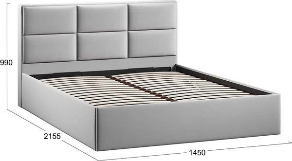 Купить Полуторная кровать ТриЯ Стелла Тип 1 c ПМ 140x200 в Минске