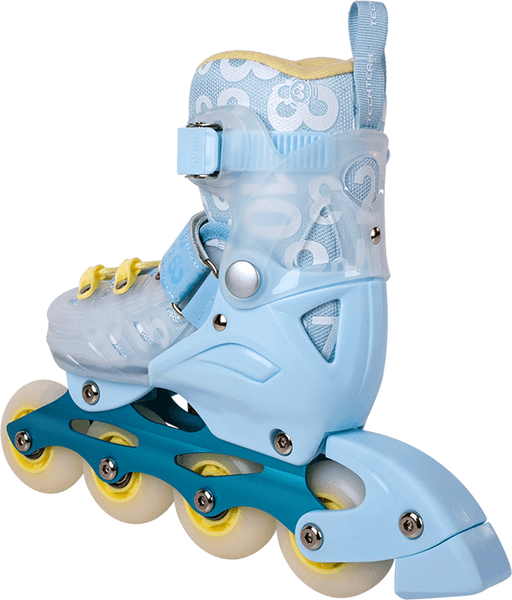 Ролики-коньки Tech Team Kidzroll / NN012550 (р-р 36-39, морская волна)