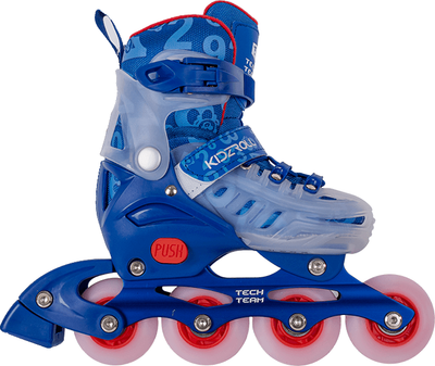 Ролики-коньки Tech Team Kidzroll / NN012615 (р-р 36-39, темно-синий) - 