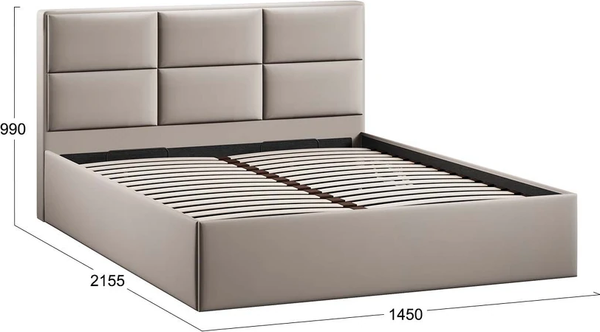 Купить Полуторная кровать ТриЯ Стелла Тип 1 c ПМ 140x200 в Минске
