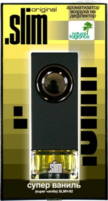 

Ароматизатор автомобильный, Slim Ваниль SLMV-92