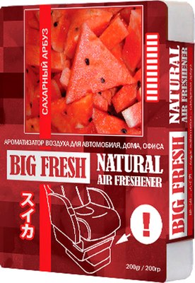 

Ароматизатор автомобильный, Big Fresh Сахарный арбуз BF-58