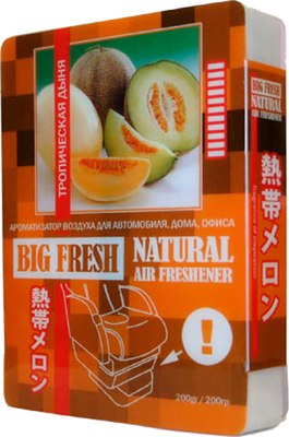 

Ароматизатор автомобильный, Big Fresh Тропическая дыня BF-65