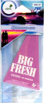 

Ароматизатор автомобильный, Big Fresh Тропическая ночь PABF-64-1