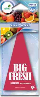 

Ароматизатор автомобильный, Big Fresh Тутти фрутти PABF-115