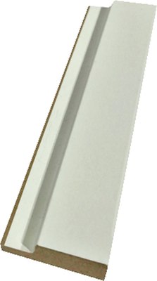 Финишная рейка для реечной панели Andlen Decor ПНл-43 Белабел (2800x44x12мм, левая) - 