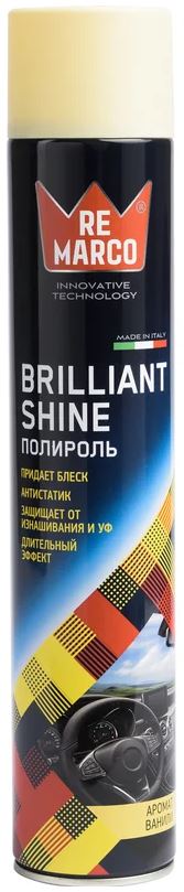 Полироль для пластика Re Marco Brilliant Shine Ваниль RM-800 (750мл)
