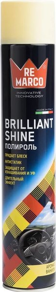 Полироль для пластика Re Marco Brilliant Shine Ваниль RM-800 (750мл)