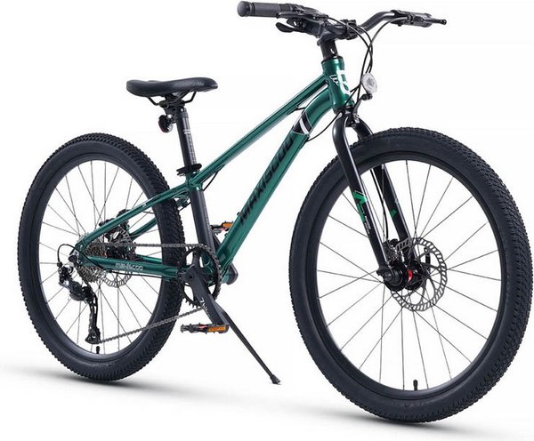 Велосипед Maxiscoo 7Bike M500 24 2024 / MSC-M7-2401P (изумруд, разобранный, в коробке)