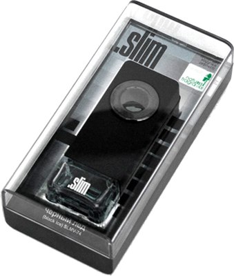 

Ароматизатор автомобильный, Slim Черный лед SLMV-74