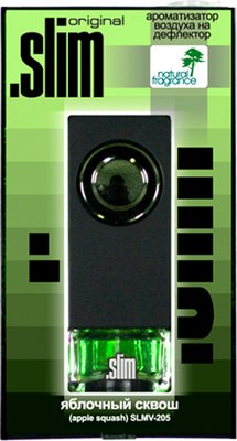 

Ароматизатор автомобильный, Slim Яблочный сквош SLMV-56