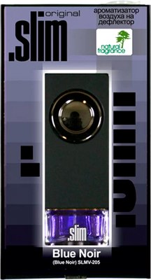 

Ароматизатор автомобильный, Slim Blue Noir SLMV-205