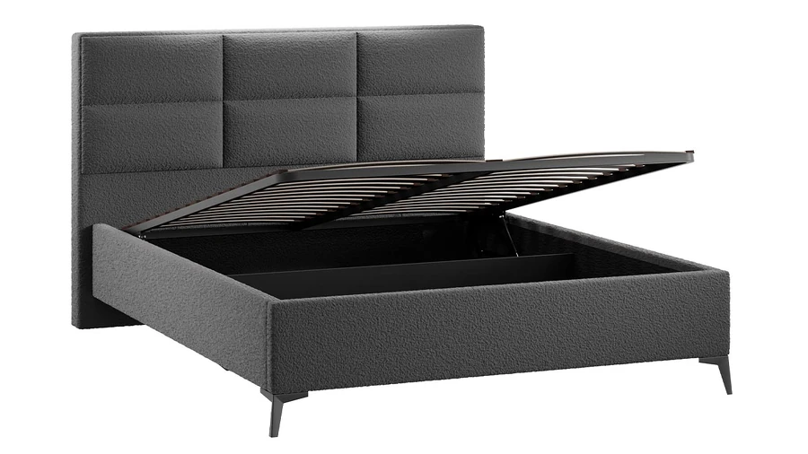 Каркас кровати ТриЯ Делана Тип 1 с подъемным механизмом 160x200 (экомех Barni Grey) — фото 3
