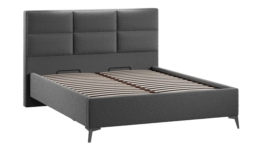 Каркас кровати ТриЯ Делана Тип 1 с подъемным механизмом 160x200 (экомех Barni Grey) — фото 2