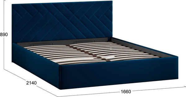 Купить Двуспальная кровать ТриЯ Кевия Тип 1 160x200 в Витебске