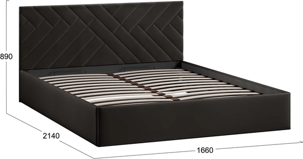 Купить Двуспальная кровать ТриЯ Кевия Тип 1 160x200 в Витебске