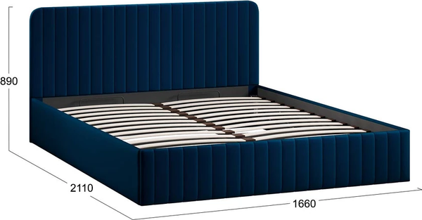 Купить Двуспальная кровать ТриЯ Шелли Тип 1 с подъемным механизмом 160x200 в Жодино