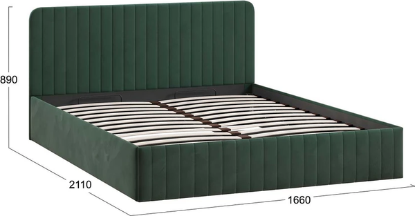 Купить Двуспальная кровать ТриЯ Шелли Тип 1 с подъемным механизмом 160x200 в Жодино