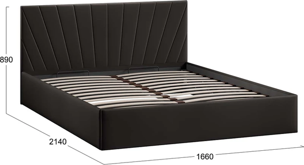 Купить Двуспальная кровать ТриЯ Эвори Тип 1 160x200 в Жодино