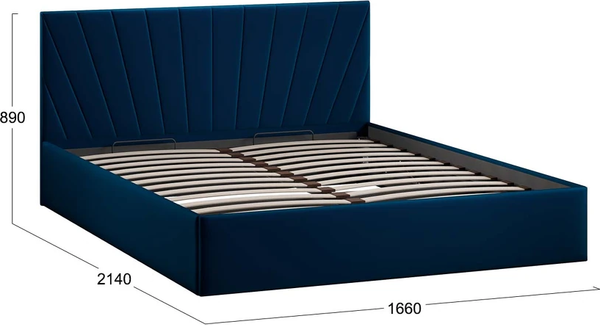 Купить Двуспальная кровать ТриЯ Эвори Тип 1 с подъемным механизмом 160x200 в Жодино
