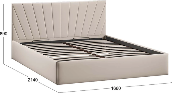 Купить Двуспальная кровать ТриЯ Эвори Тип 1 с подъемным механизмом 160x200 в Жодино