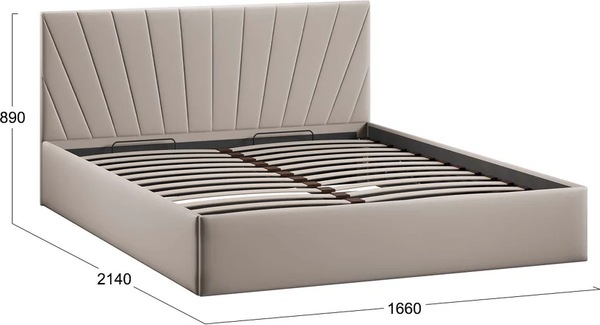 Купить Двуспальная кровать ТриЯ Эвори Тип 1 с подъемным механизмом 160x200 в Жодино