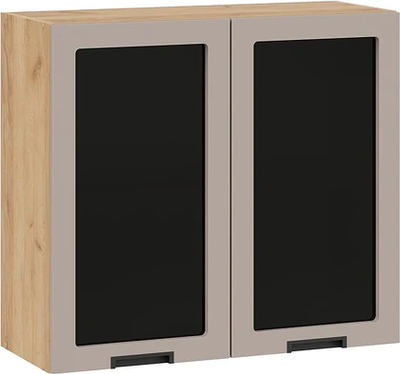 

Шкаф навесной для кухни, Гренада 1В8С с двумя дверями со стеклом