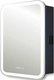 Шкаф с зеркалом для ванной Silver Mirrors Фиджи Black 60 / LED-00002724 - 