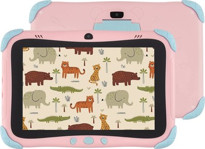 Планшет Digma Kids A8 SC9863A (розовый) - 