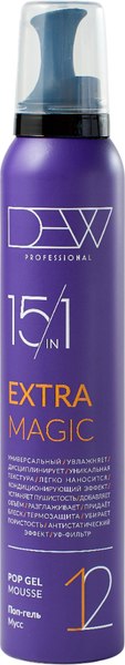 Мусс для укладки волос Dew Professional Extra Magic 15в1 15PGM/200 (200мл)