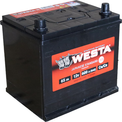 Автомобильный аккумулятор Westa Asia 6СТ-65 VL рус СТА00011 (65 А/ч) - 