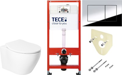 

Унитаз подвесной с инсталляцией, KW-99046 + TECE Kit 9400412