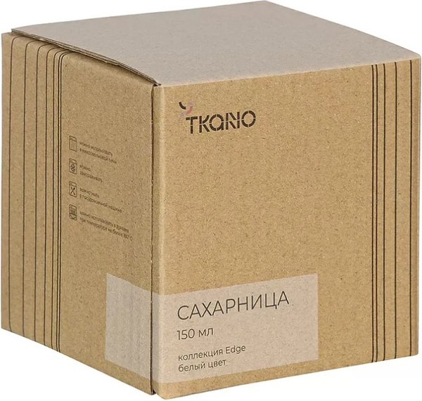 Сахарница Tkano Edge / TK22-TW_JAR0011 (белый)