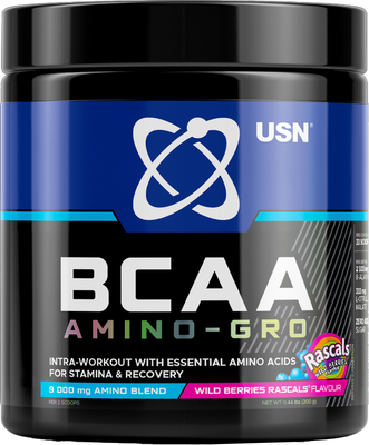 

Аминокислоты BCAA, Amino Gro Wild Berries Rascals