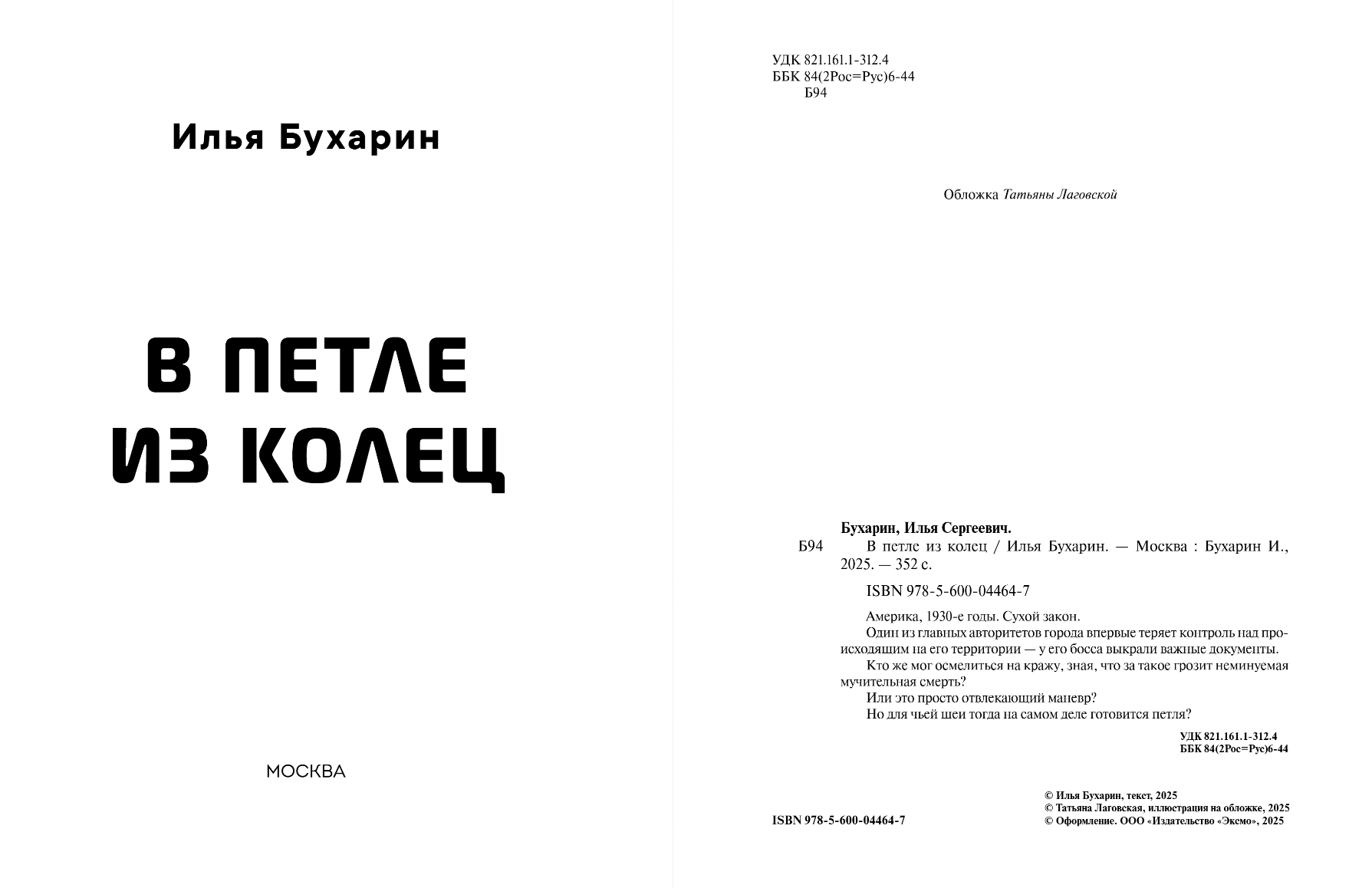 Художественная книга Эксмо В петле из колец, твердая обложка (Бухарин Илья) — фото 2