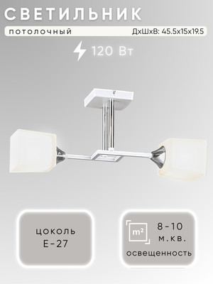 

Потолочный светильник, НПБ 02-2x60-101 / N6399/2
