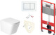 Унитаз подвесной с инсталляцией Saniteco KW-9004WS + TECE Kit 9400413 - 