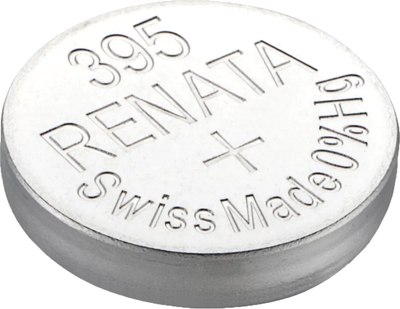 Батарейка Renata SR395/SR927SW BL-1 1.55V 10mAh 5.8x1.6mm - 