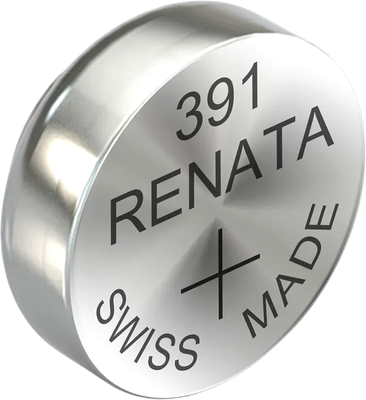 Батарейка Renata SR391/SR1120W BL-1 1.55V 10mAh 5.8x1.6mm - 