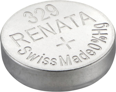 Батарейка Renata SR329/SR731SW BL-1 1.55V 10mAh 5.8x1.6mm - 