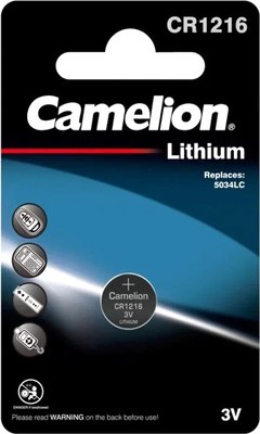 Батарейка Camelion CR1216-BP1 10/1800 - 