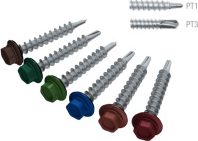 Набор саморезов OnlyPro 4.8х29 RAL 8017 №1 / PU0000524 (250шт) - 