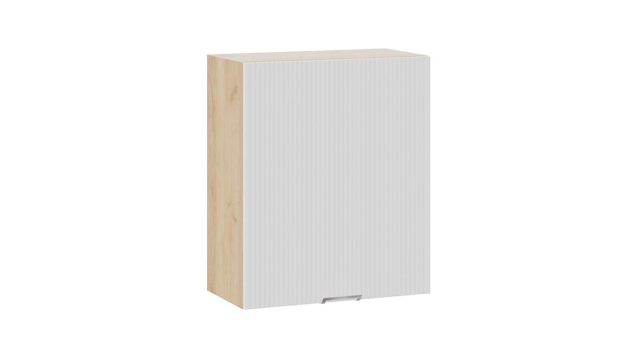 Шкаф навесной для кухни ТриЯ Кимберли 1В6 с одной дверью (дуб крафт золотой/сноу) — фото 1