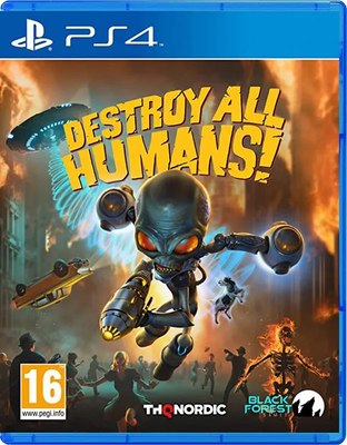 Игра для игровой консоли PlayStation 4 Destroy All Humans! (EU pack, RU subtitles) - 