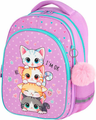 

Школьный рюкзак, Optima. Funny Kittens / 273156