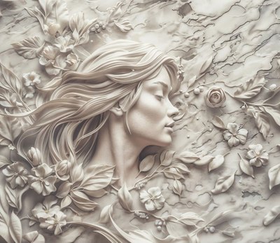 

Фотообои листовые, Барельеф 3D 2