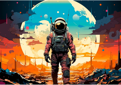 Фотообои листовые Citydecor Космос 32 (200x140см) -