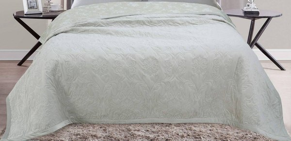 Покрывало Sofi de Marko Афина 160x220 / Пок-Аф5-160x220 (светло-серый)