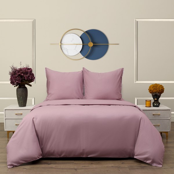 Комплект постельного белья Siberia Home Сэнди Евро 70x70 / Сиб-Евро-С-ам70x70 (аметист)